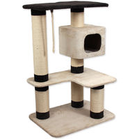 Produktbild von Magic Cat Kratzbaum Valerie für Katzen beige-braun aus Plüsch 80x60x121cm