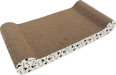 Magic Cat Kratzbrett Sofa für Katzen aus Pappe 44x22x6,6cm Braun – Bild 1 von 1