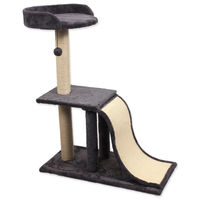 Produktbild von Magic Cat Ruheplatz Diana für Katzen mit Spielzeug grau 80x45x103cm