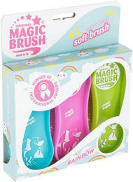MagicBrush Pferdebürsten Set Rainbow mit synthetischen Borsten für die Hufpflege und Fellpflege – Bild 1 von 1