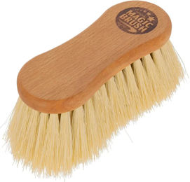 Produktbild von MagicBrush Weiche Reinigungsbürste aus Holz für Pferde