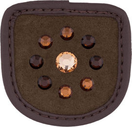 MagicTack Reithandschuh Patches Circle Braun aus Leder – Bild 1 von 1