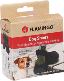Magna Hundeschuhe Flamingo Grün Größe M aus Polyester mit weicher Sohle und reflektierenden Elementen 2 Stück – Bild 1 von 4