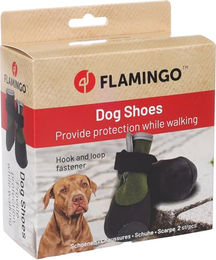 Magna Pfotenschuhe für Hunde Flamingo Grün XXL aus Polyester mit reflektierenden Elementen 2 Stück – Bild 1 von 4