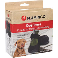 Produktbild von Magna Pfotenschuhe für Hunde Flamingo Grün XXL aus Polyester mit reflektierenden Elementen 2 Stück