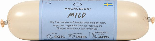 Produktbild von Magnusson Hundewurst Mild für alle Altersstufen und Größen 12 x 650 g ohne Farb- und Aromastoffe, Konservierungsstoffe und Zucker - 12 x 650 g