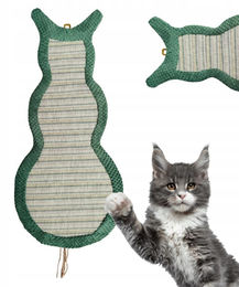 Makspol Kratzbaummatte für Katzen in Flaschengrün – Bild 1 von 1