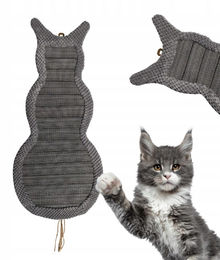 Makspol Wandkratzbaum für Katzen aus Sisal in Grau – Bild 1 von 1