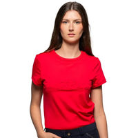 Produktbild von Malata Reitshirt Flags&Cup für Damen in Rot Größe L aus Polyester
