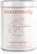 Produktbild von mammaly Lachsöl Haut-Fell-Supplement für Hunde und Katzen 110g