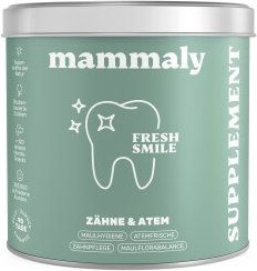 mammaly MALY Fresh Smile 10-in-1 Zahnpflege Leckerli für Hunde mit Pfefferminz und Seealge 175g – Bild 1 von 9