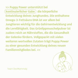 Produktbild von mammaly Puppy Power Funktionssnack für Welpen zur Unterstützung der Verdauung 325 g - 325 g