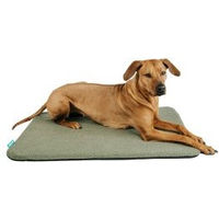 Produktbild von Manuly Selbstaufblasende Hundematte mit Teddy-Plüschbezug und Tragetasche Größe L 100x70x3,5cm