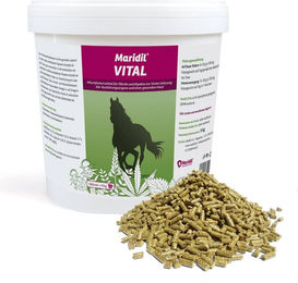 Produktbild von Maridil Vital Ergänzungsfutter Pellets für Leber, Haut und Magen-Darm 7 kg
