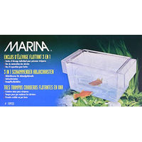 Produktbild von Marina 3 in 1 Schwimmender Ablaichkasten für Fische aus transparentem Kunststoff