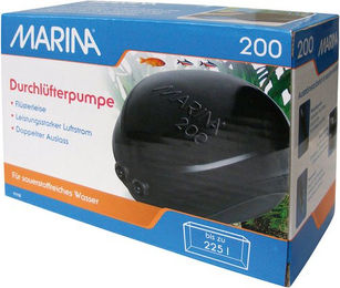 Marina Aquarien-Durchlüfterpumpe für Fische, 4 W, schwarz - 1 Stk. – Bild 1 von 2
