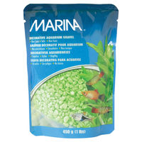 Produktbild von Marina Aquarienkies Bodengrund für Süßwasser Fisch und Goldfisch Grün und Gelb - 450 g
