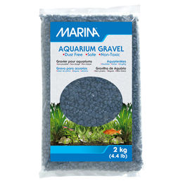 Marina Aquarienkies Gravel Marine Bodengrund für Fische in Blau oder Schwarz 2 kg – Bild 1 von 1