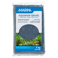Produktbild von Marina Aquarienkies Gravel Marine Bodengrund für Fische in Blau oder Schwarz 2 kg