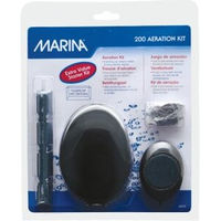 Produktbild von Marina Durchlüfter-Set Modell 200 für Aquarien bis 225l mit Luftpumpe, Auströmersteinen und Schlauch