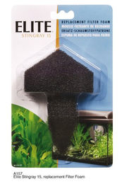 Marina Elite Ersatz Schaumstoffpatrone für den Elite Stingray Filter 15 Schwarz für Fische – Bild 1 von 1