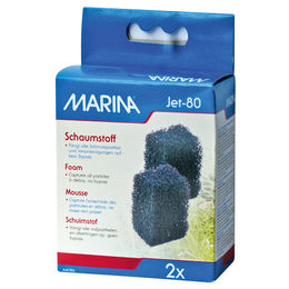 Marina Jet 80 Ersatzschwammfilter für Fisch Aquarienfilter 2er-Pack Schwarz – Bild 1 von 2