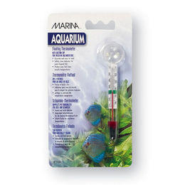 Produktbild von Marina Schwimmthermometer aus Glas mit Sauger für Süßwasser Fischaquarien