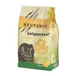 Markus Mühle Beutenah Katzenfutter Truthahn Kaltgepresstes Trockenfutter Adult 1200g – Bild 1 von 2