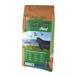 Markus-Mühle Black Angus Hundefutter Adult Rind und Ente kaltgepresst 15 kg - 15 kg – Bild 1 von 13
