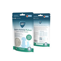 Produktbild von Marsavet Gastro Activia Pulver Diät-Ergänzungsfuttermittel für Hunde und Katzen mit Probiotika und Präbiotika zur Unterstützung der Magen-Darm-Verdauung 125 g