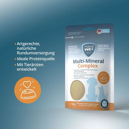 Marsavet Multi-Mineral Complex Pulver mit Insekten Monoprotein getreidefrei für Hunde Katzen und andere Haustiere 125 g - 125 g – Bild 1 von 13