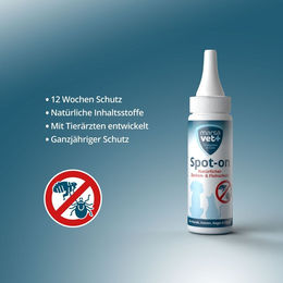Marsavet Spot-On Natürlicher Zecken- und Flohschutz für Hunde und Katzen 50 ml - 50 ml – Bild 1 von 12