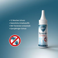 Produktbild von Marsavet Spot-On Natürlicher Zecken- und Flohschutz für Hunde und Katzen 50 ml - 50 ml