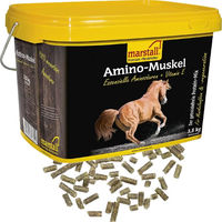 Produktbild von Marstall Amino Muskel Ergänzungsfutter Pellets für Pferde zur Unterstützung von Sport und Leistung sowie Muskelaufbau für Senior Pferde