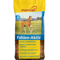Produktbild von Marstall Müsli Fohlen-Aktiv für Junior Pferde zur Unterstützung der Verdauung