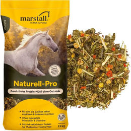 Marstall Müsli Naturell-Pro Pferdefutter für alle Altersstufen zur Unterstützung von Muskelaufbau, Haut, Fell und Verdauung – Bild 1 von 2