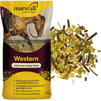 Produktbild von Marstall Western Muskel-Müsli Kraftfutter für Pferde zum Muskelaufbau 15 kg