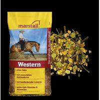 Produktbild von Marstall Western Muskel-Müsli Pferdefutter mit Luzerne und Aminosäuren ohne Hafer 20 kg - 20 kg