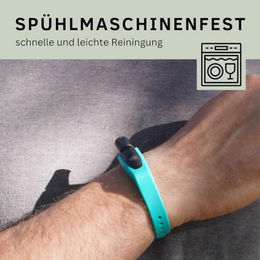 Martens & Vogt Hundepfeife als Armbandpfeife aus Silikon in Coral – Bild 1 von 4
