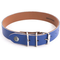 Produktbild von Martin Sellier Allure Hundehalsband aus Leder Blau 30 cm