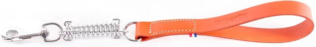 Produktbild von Martin Sellier Amor 499 Hundeleine aus Leder in Orange 25/50 cm