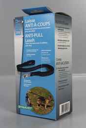 Martin Sellier Anti-Schock Hundeleine aus Nylon Blau 115cm – Bild 1 von 4