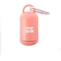 Produktbild von Martin Sellier Beutelspender für Kotbeutel in Rosa aus Kunststoff