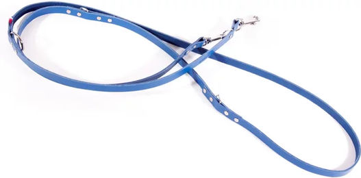 Produktbild von Martin Sellier Bico 499 Hundeleine aus Leder Blau 240 cm