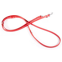 Produktbild von Martin Sellier Bico 499 Hundeleine aus Leder in Rot 240 cm