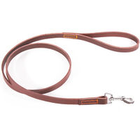 Produktbild von Martin Sellier Bico 499 Hundeschleppleine aus Leder in Braun 120 cm