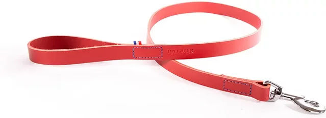 Produktbild von Martin Sellier Bico 499 Hundeschleppleine aus Leder in Rot 120 cm