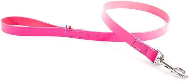 Produktbild von Martin Sellier Bicolor Hundeleine aus Leder in Rosa 14/100 cm