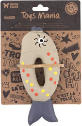 Produktbild von Martin Sellier Clownfisch Hundespielzeug aus Naturkautschuk in Bunt und Braun