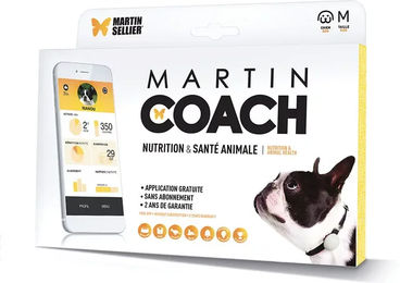 Produktbild von Martin Sellier Coach Aktivitätstracker für Hunde in Weiß mit Bluetooth